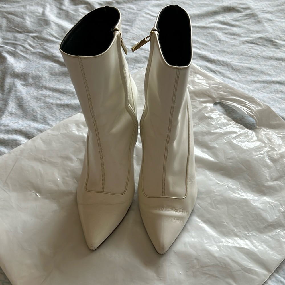 Tibi white boots 39